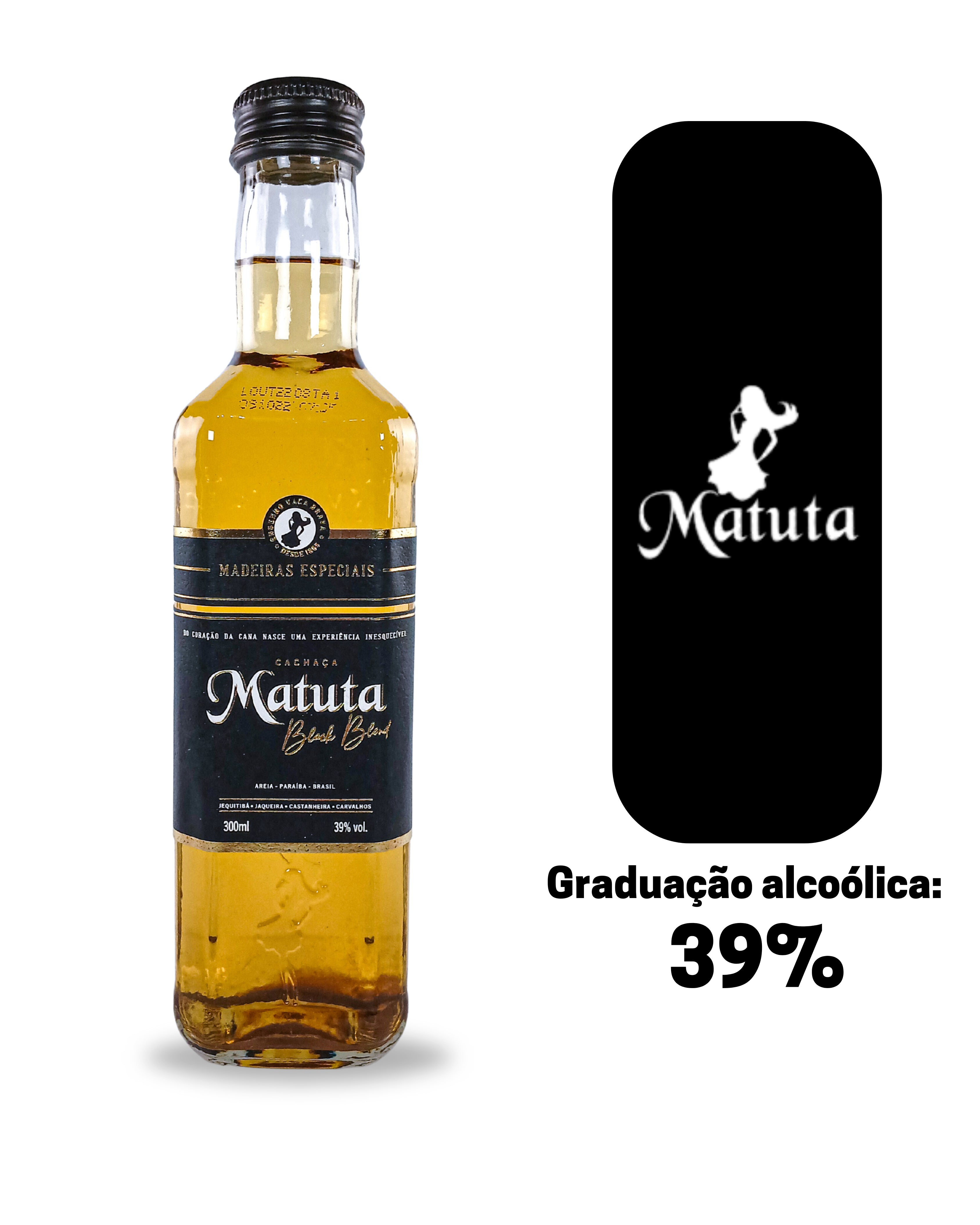 Cachaça Matuta Black Blend 300ml