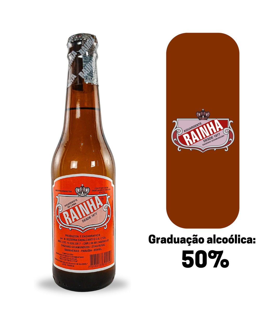 Cachaça Rainha 350ml