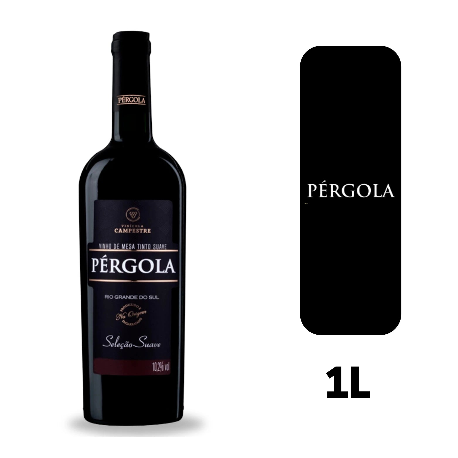 Vinho Tinto Suave De Mesa Seleção Pérgola 1l