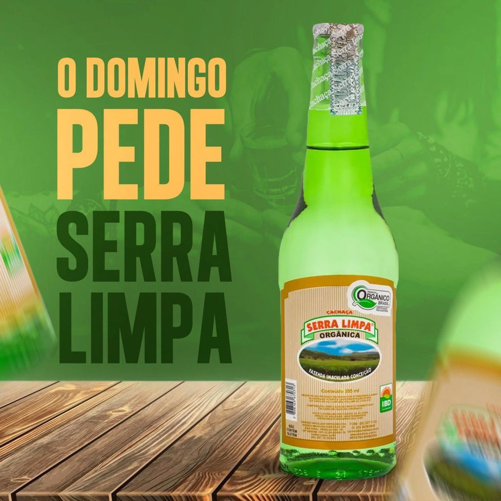 Cachaça Serra Limpa Orgânica Prata 355ml
