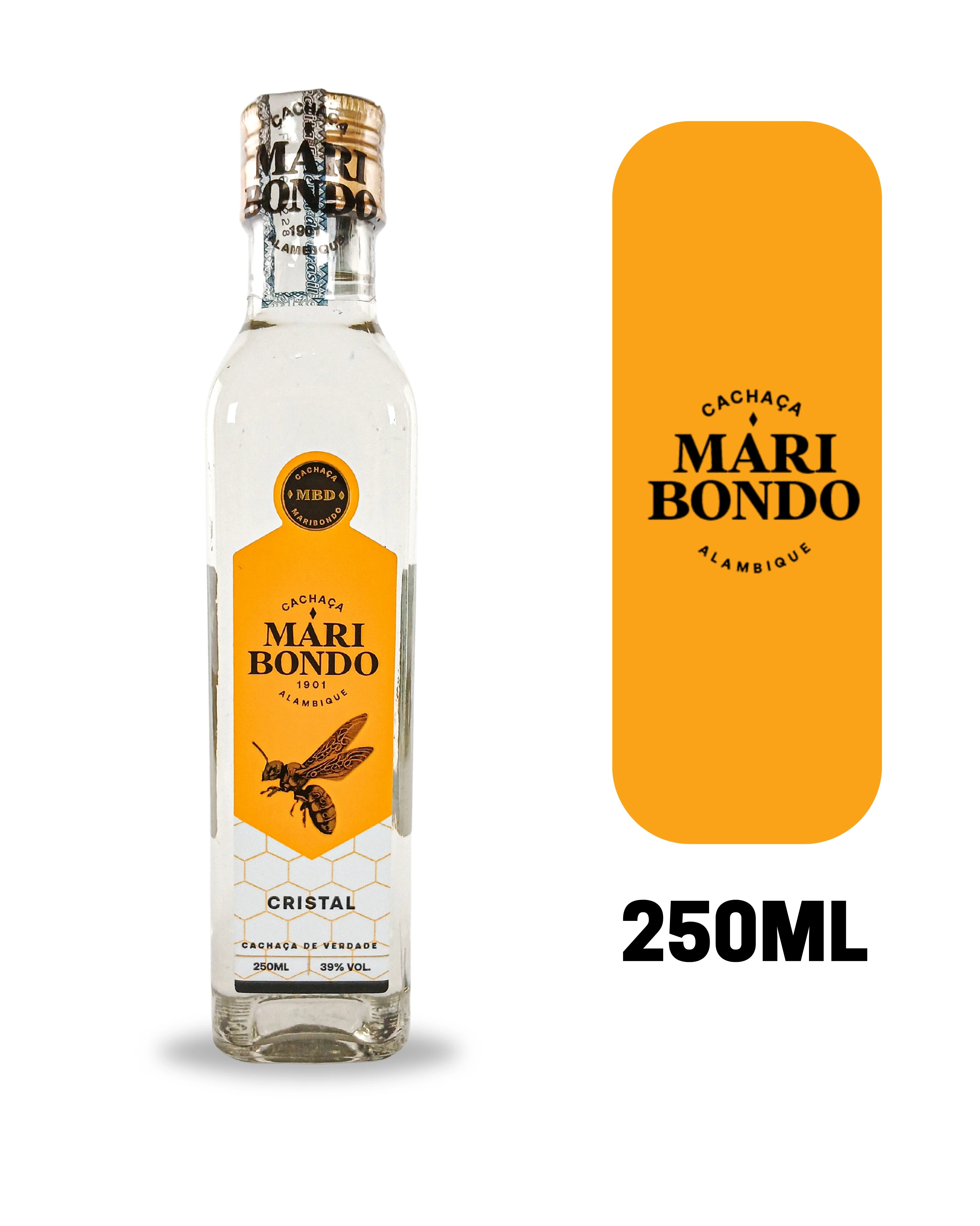 Cachaça Maribondo Cristal 250ml