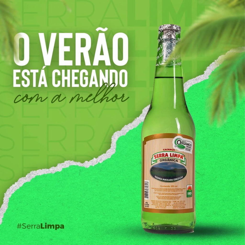 Cachaça Serra Limpa Orgânica Prata 355ml