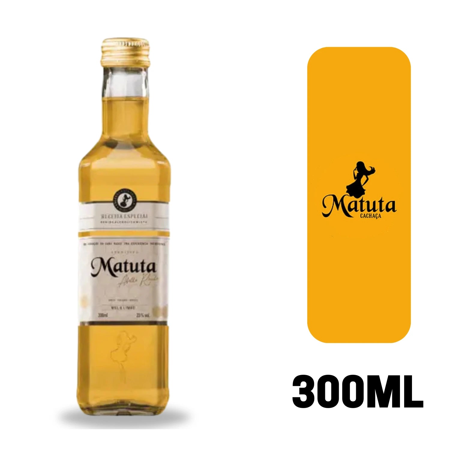 Cachaça Matuta Mel e Limão 300ml Abelha Rainha