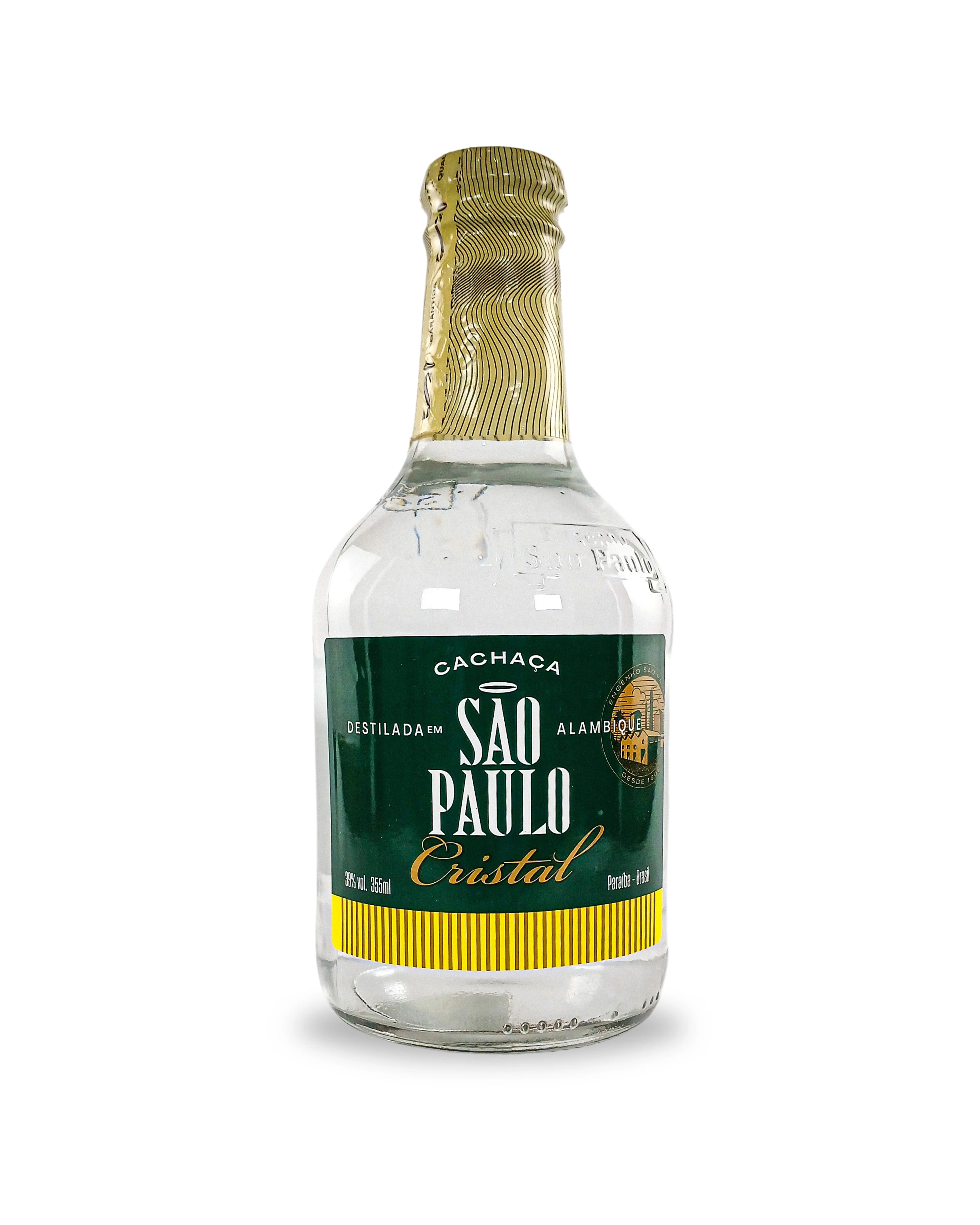 Cachaça São Paulo Cristal 355ml
